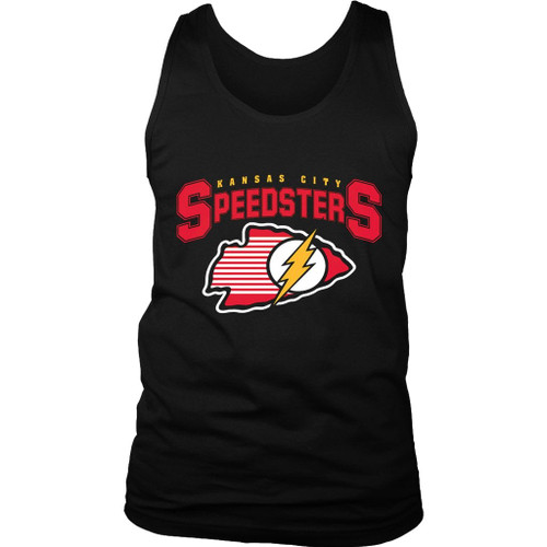 Flash Hero Logo Kansas City Speedsters Man's Tank Top