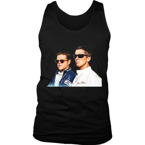 Le Mans 66 Matt Damon And Christian Bale Man's Tank Top
