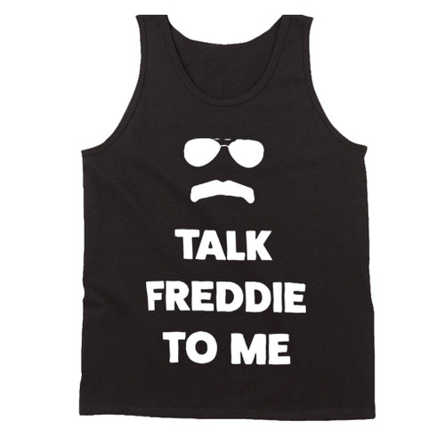 Talk Freddie To Me Freddie Mercury Queen Man's Tank Top