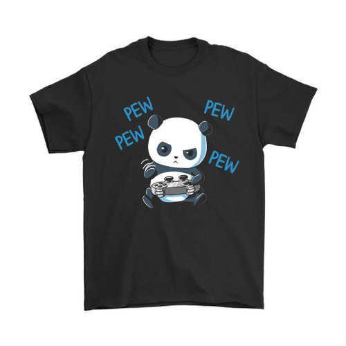 Pew Pew Panda Man's T-Shirt Tee