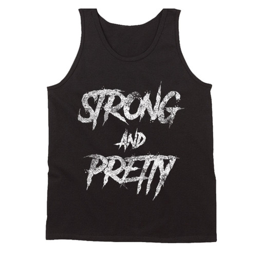 Strong And Pretty Funny Grunge Man's Tank Top