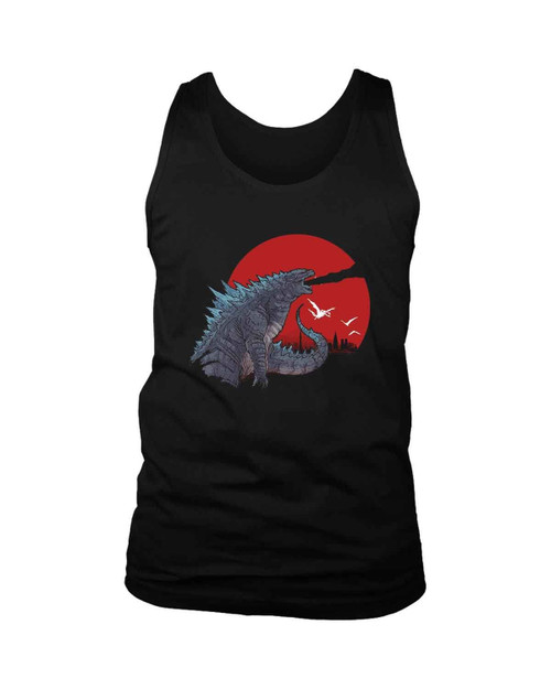 Godzilla Art Monster Man's Tank Top