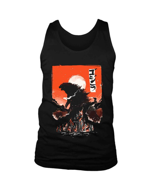 Godzilla The Last Of The King Art Man's Tank Top