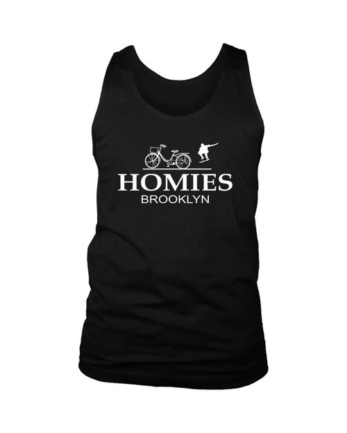 Homies Brooklyn Inspired Logo Parody Man's Tank Top