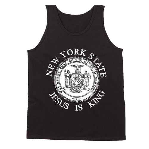 Jesus Is King New York State Man's Tank Top