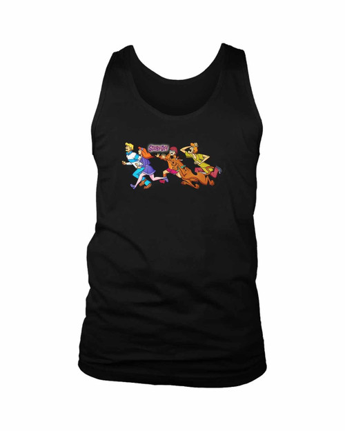 Time Running On Scooby Doo Man's Tank Top