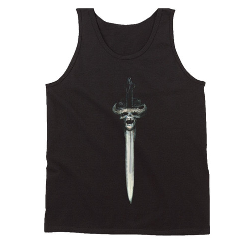 Danzig Logo Skull Sword Man's Tank Top