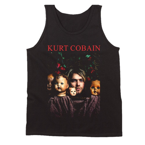 Kurt Cobain Nirvana Doll Heads Man's Tank Top