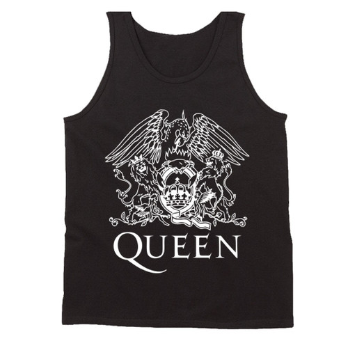 Freddie Mercury Queen Logo Man's Tank Top