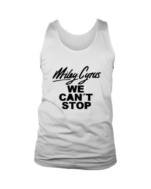 Miley Cyrus We Cant Stop Logo Man's Tank Top