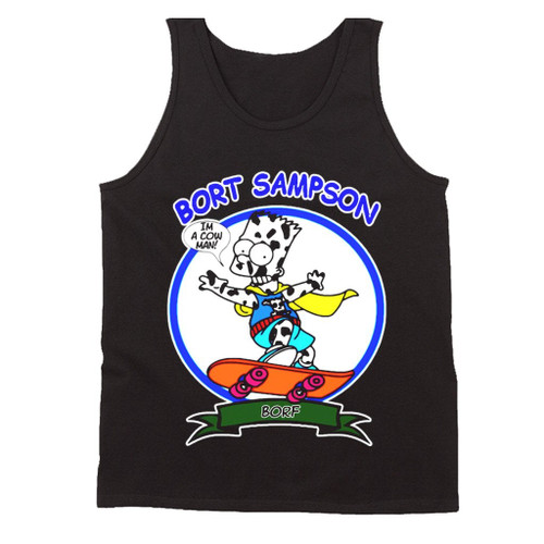 Andy Samberg Bort Sampson I Am A Cow Man's Tank Top