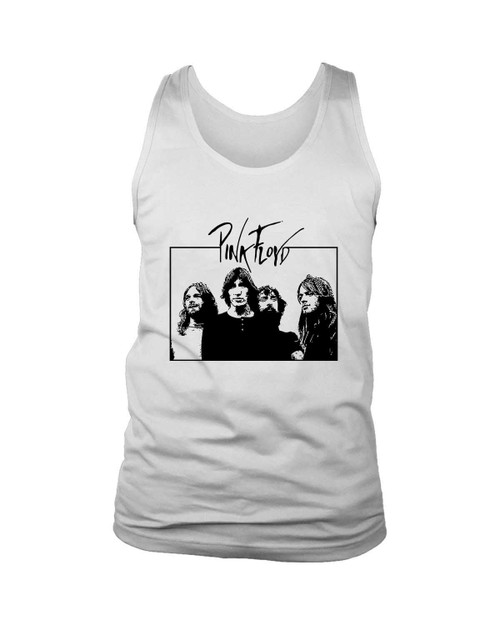 Pink Floyd Black And White Man's Tank Top