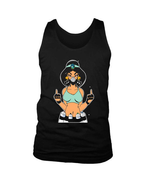 Princess Jasmine Swear Middle Finger Man's Tank Top