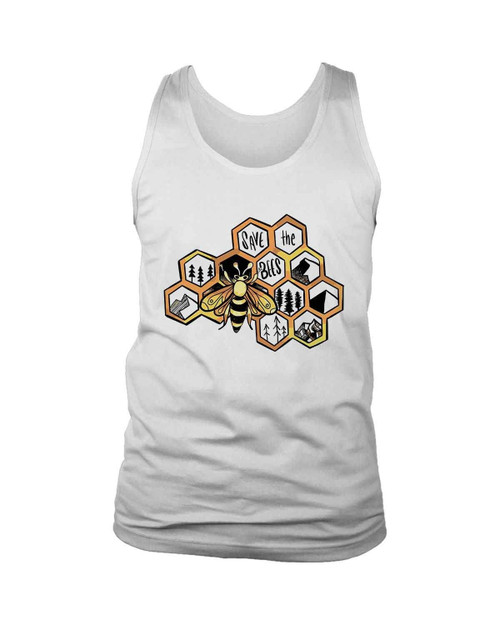 Save The Bees Art Man's Tank Top