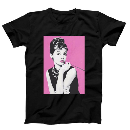 Audrey Hepburn Actress Breakfast At Tiffanys Actor Man's T-Shirt Tee
