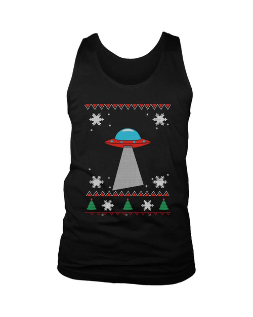 Alien Ufo Flying Man's Tank Top