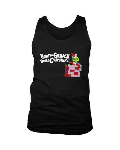 How The Grinch Stole Christmas Cartoon Man's Tank Top