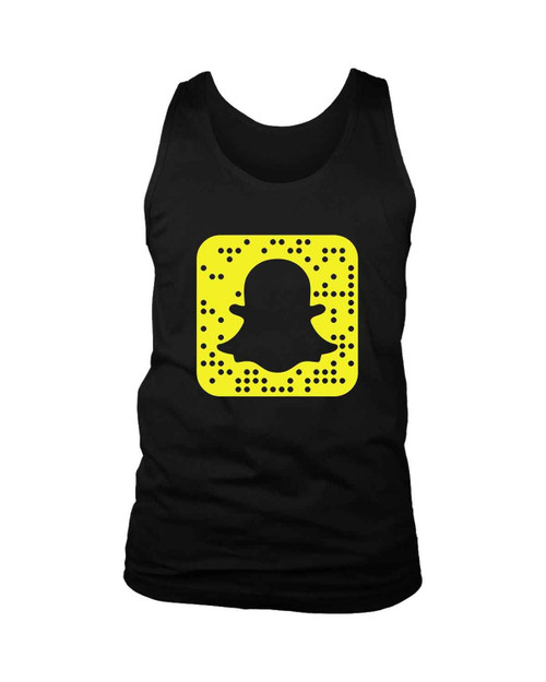 Snapchat Logo Snap Chat Man's Tank Top