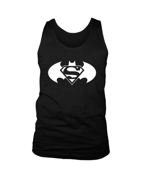 Superman And Batman Logo Man's Tank Top