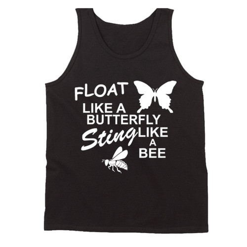 Muhammad Ali Float Like A Butterfly Sting Like A Bee Man's Tank Top