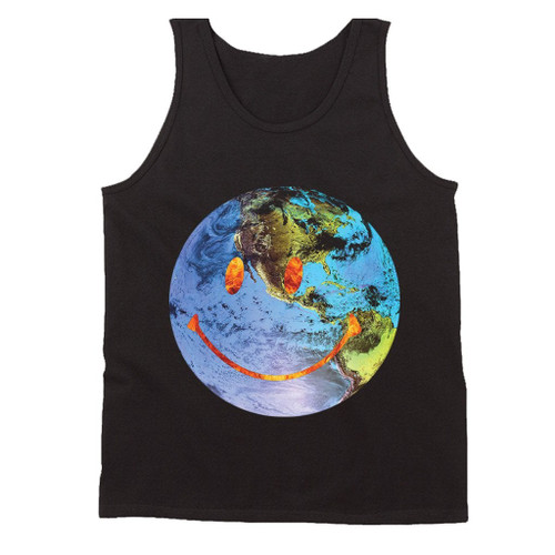 Travis Scott Astroworld Globe Smiley Man's Tank Top