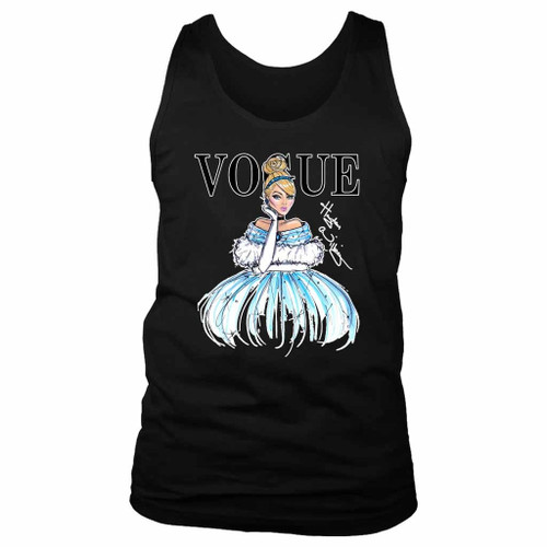 Disney Princess Cinderella Vogue Art Man's Tank Top