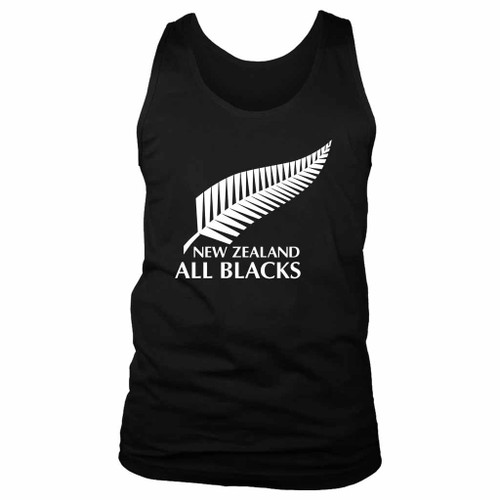 New Zealand All Blacks National Rugby Man's Tank Top