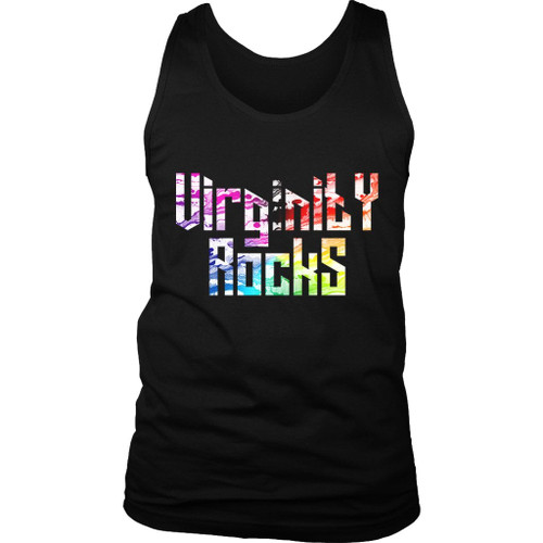 Virginity Rocks Colors Art Man's Tank Top