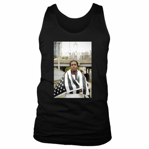 Asap Rocky Flag United States Man's Tank Top Asap Rocky Flag United States Man's Tank Top