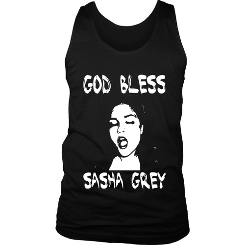 God Bless Sasha Grey Man's Tank Top