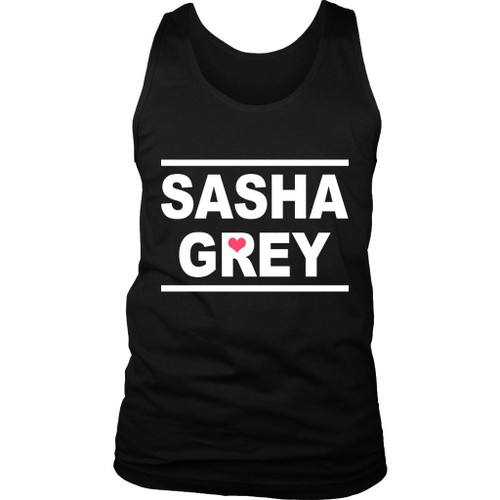 Sasha Grey Name Love Logo Man's Tank Top