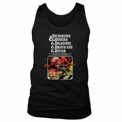 Dungeons Diners Dragons Drive Ins Dives Dungeons Dragons Man's Tank Top