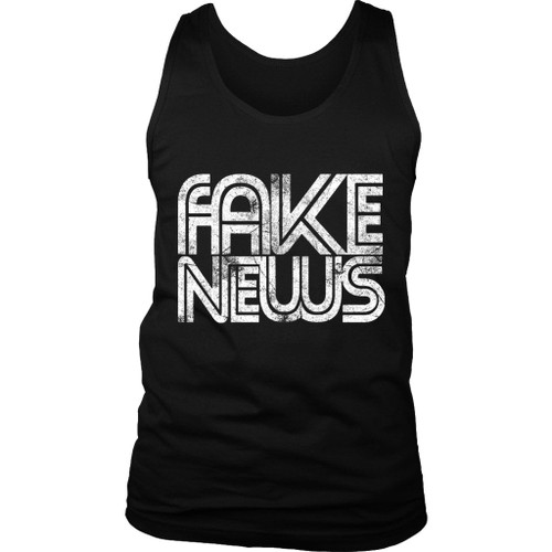 Fake News Donald Trump Man's Tank Top Fake News Donald Trump Man's Tank Top
