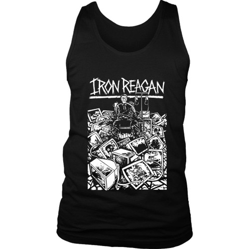 Iron Reagan Bleeding Frenzy Crossover Thrash Municipal Waste Man's Tank Top