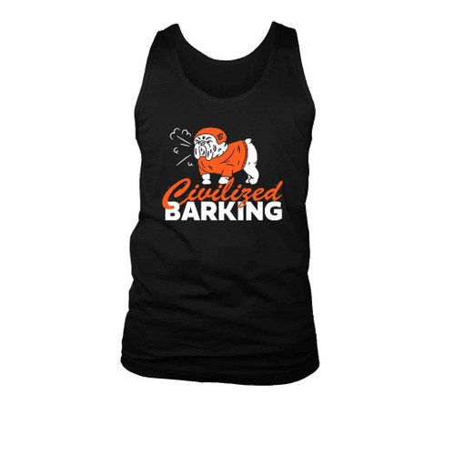 Civilized Barking Man's Tank Top