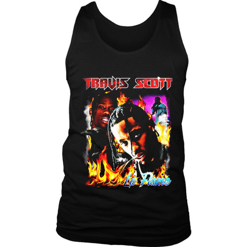 Travis Scott La Flame Man's Tank Top Travis Scott La Flame Man's Tank Top