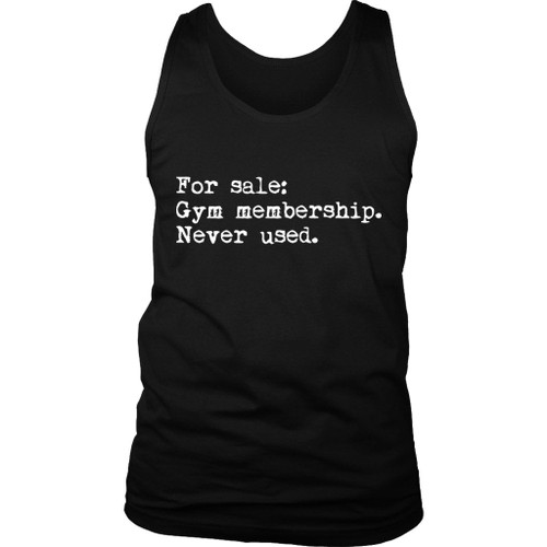 Gym Membership Workout Story Man's Tank Top