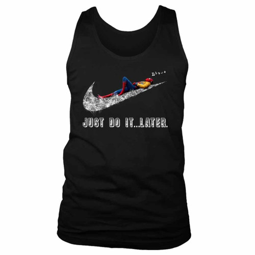 Spiderman Just Do It Later Man's Tank Top