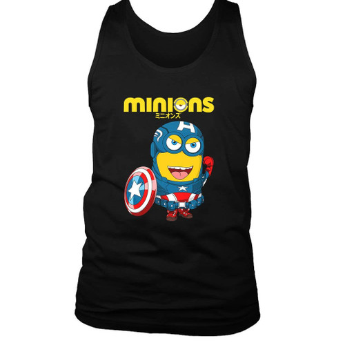 Minions Captain America Man's Tank Top