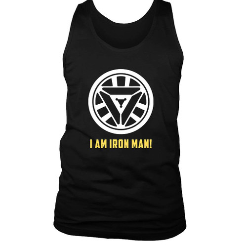 Reactor Iron Man I Am Iron Man Man's Tank Top