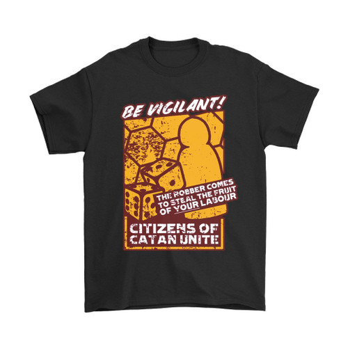 Citizens Of Catan Unite Man's T-Shirt Tee