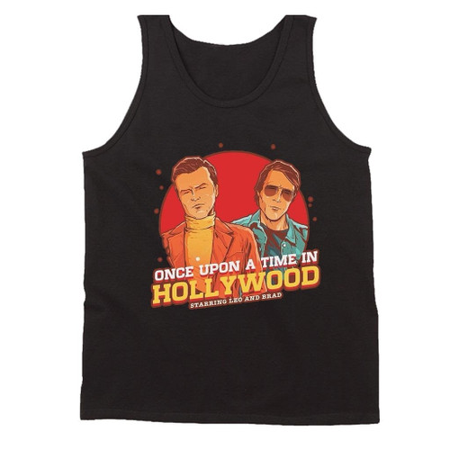 Once Upon A Time In Hollywood Starring Leo And Brad Man's Tank Top