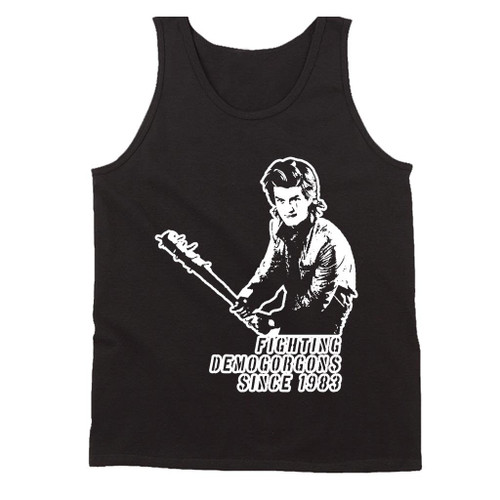 Steve Fighting Stranger Things Season Three Man's Tank Top