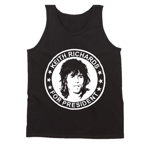 Keith Richards Rolling Stones President Vintage Fender Telecaster Man's Tank Top