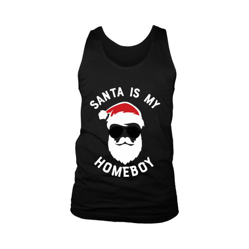 Santa Is My Homeboy Man's Tank Top