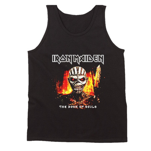 Iron Maiden The Book Od Souls Cover Man's Tank Top