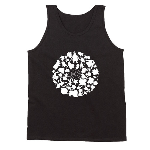 Pokemon Go Fest Chicago White Logo Man's Tank Top