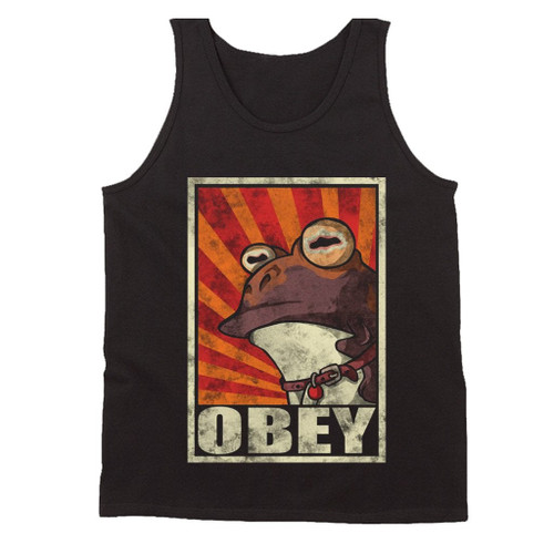 Obey The Hypnotoad Man's Tank Top