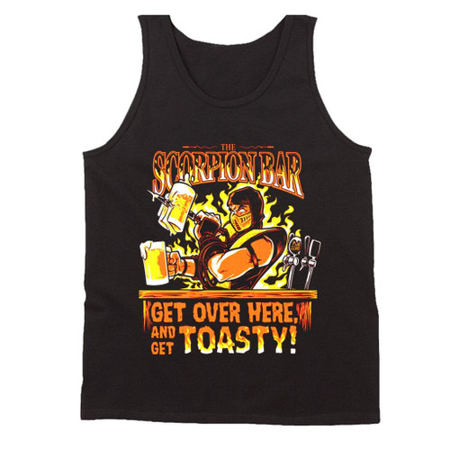 Mortal Kombat The Scorpion Bar Man's Tank Top