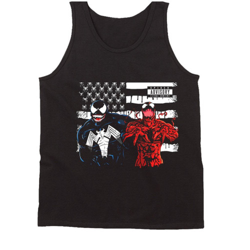 Venom And Spiderman Symbiote Man's Tank Top